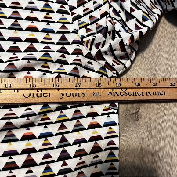 NWT Ted Baker sz 2 Karleen triangle print polyester shift dress $295 - Picture 13 of 16